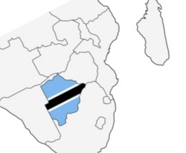 map-botswana-official-flag-location