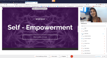 Self Empowerment Webinar Screenshot