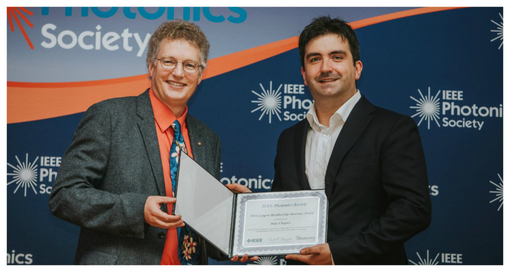 2016 IEEE Photonics Society Largest Membership Increase Award