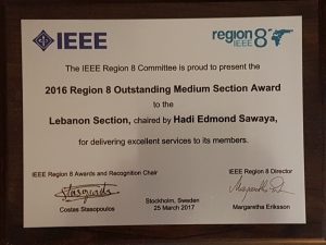 2016 Region 8 Outstanding Medium Section Award